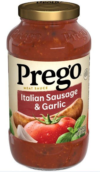 PREGO ITALIAN SAUSAGE & GARLIC 23.5 OZ - SUPERMIX