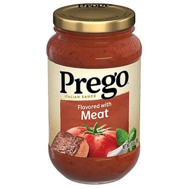 PREGO SALSA FLAVORED WITH MEAT 14 OZ - SUPERMIX