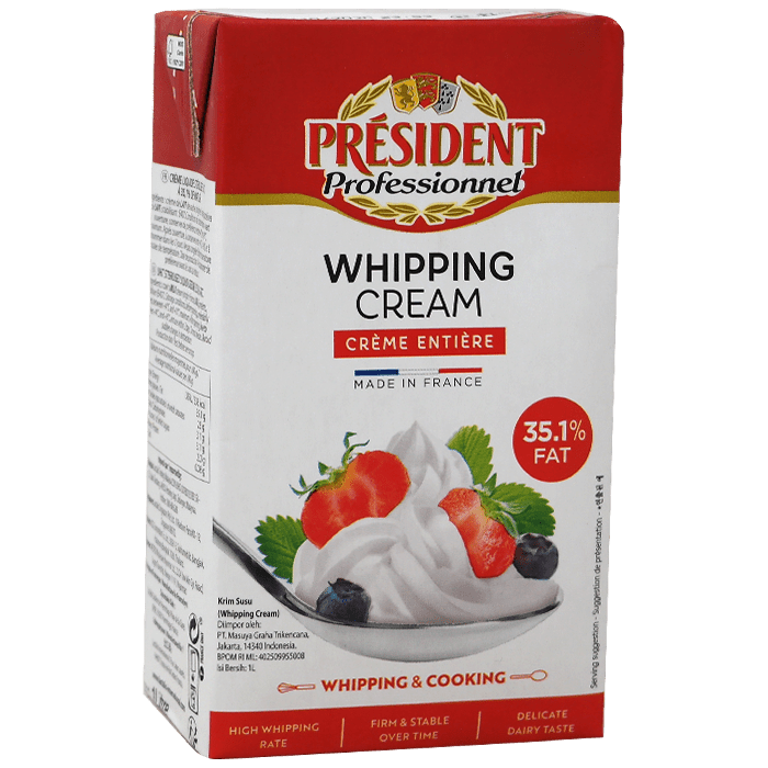 PRESIDENT CREMA DE LECHE 35%UHT 0.5 LT - SUPERMIX