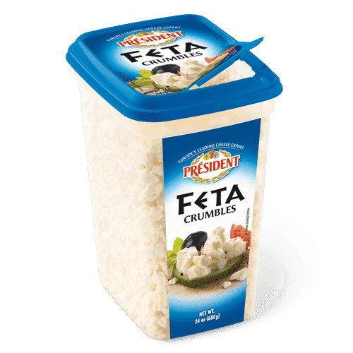 PRESIDENT QUESO FETA PLAIN - CRUMBLED - SUPERMIX