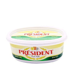 PRESIDENTE MANTEQUILLA TARRO OVAL C/SAL 250 GR - SUPERMIX