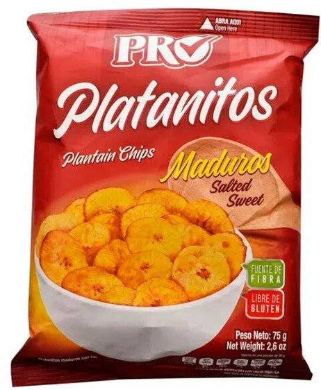 PRO PLATANITOS MADUROS C/ SAL 70.9 GRS - SUPERMIX