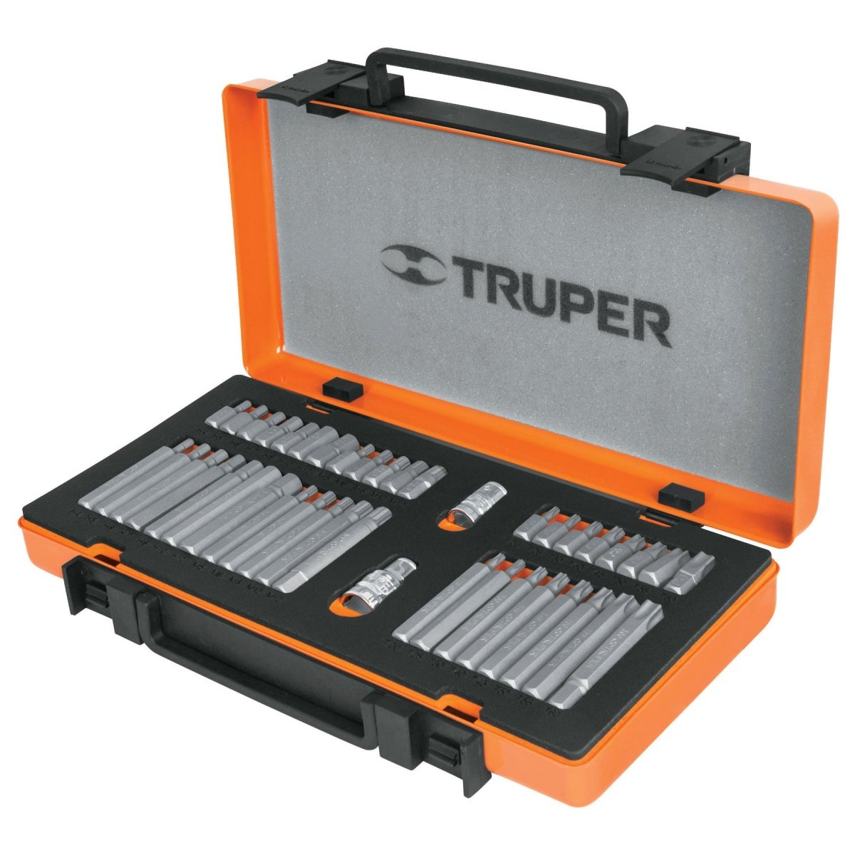 PUNTAS EN JUEGO DE 42 PIEZAS DE 1/2" Y 3/8" TRUPER.. - SUPERMIX