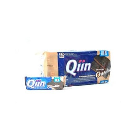 QIIN GALLETA WAFER SABOR CHOCOLATE 18/12/19 GR - SUPERMIX