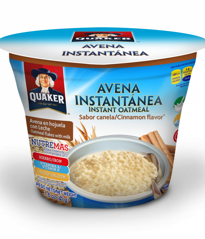 QUAKER AVENA CUP CANELA INSTANTANEA 40 GRS - SUPERMIX