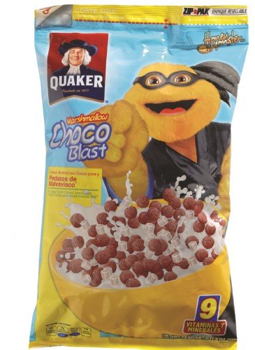 QUAKER CEREAL MASHMALLOW CHOCO BLAST 16/10.6 OZ - SUPERMIX