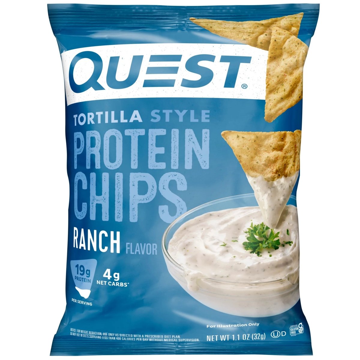 QUEST PROTIEN CHIPS RANCH 19 GRS - SUPERMIX