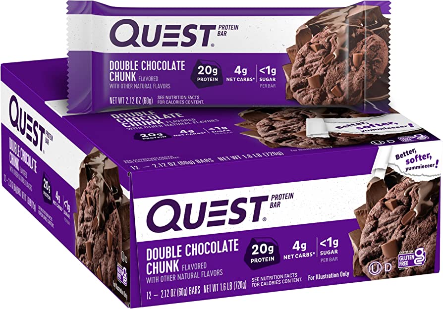 QUESTBAR CHOCOLATE CHUNK 60 GRS - SUPERMIX