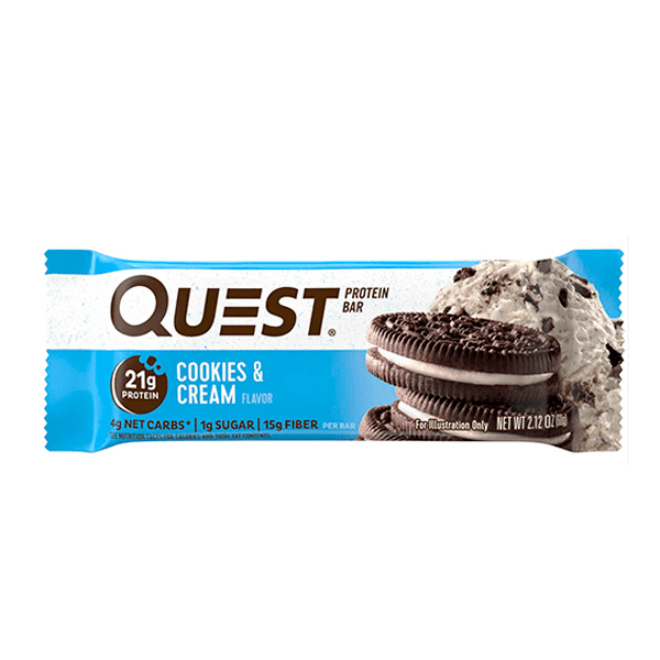 QUESTBAR COOKIES & CREAM 60 GRS - SUPERMIX