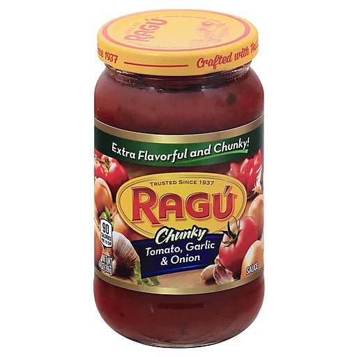 RAGU TOMATO GARLIC & ONION 12/14 ONZ - SUPERMIX