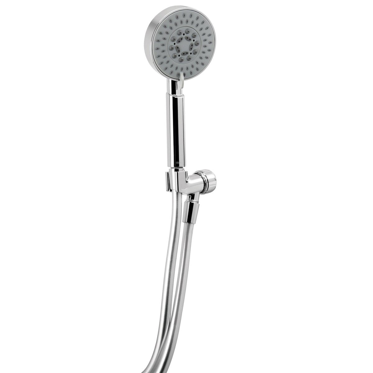 REGADERA MANUAL C/SOPORTE,CROMO,ELEMENT - SUPERMIX