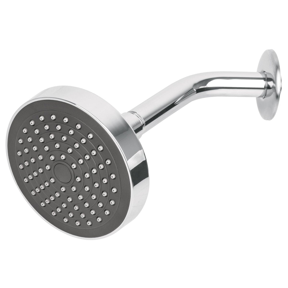 REGADERA REDONDA DE ABS 4 - 1/4", CON BRAZO - SUPERMIX