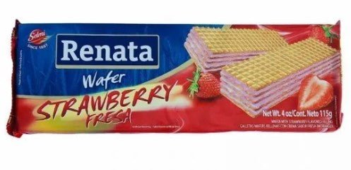 RENATA WAFER STRAWBERRY 115 GRS - SUPERMIX