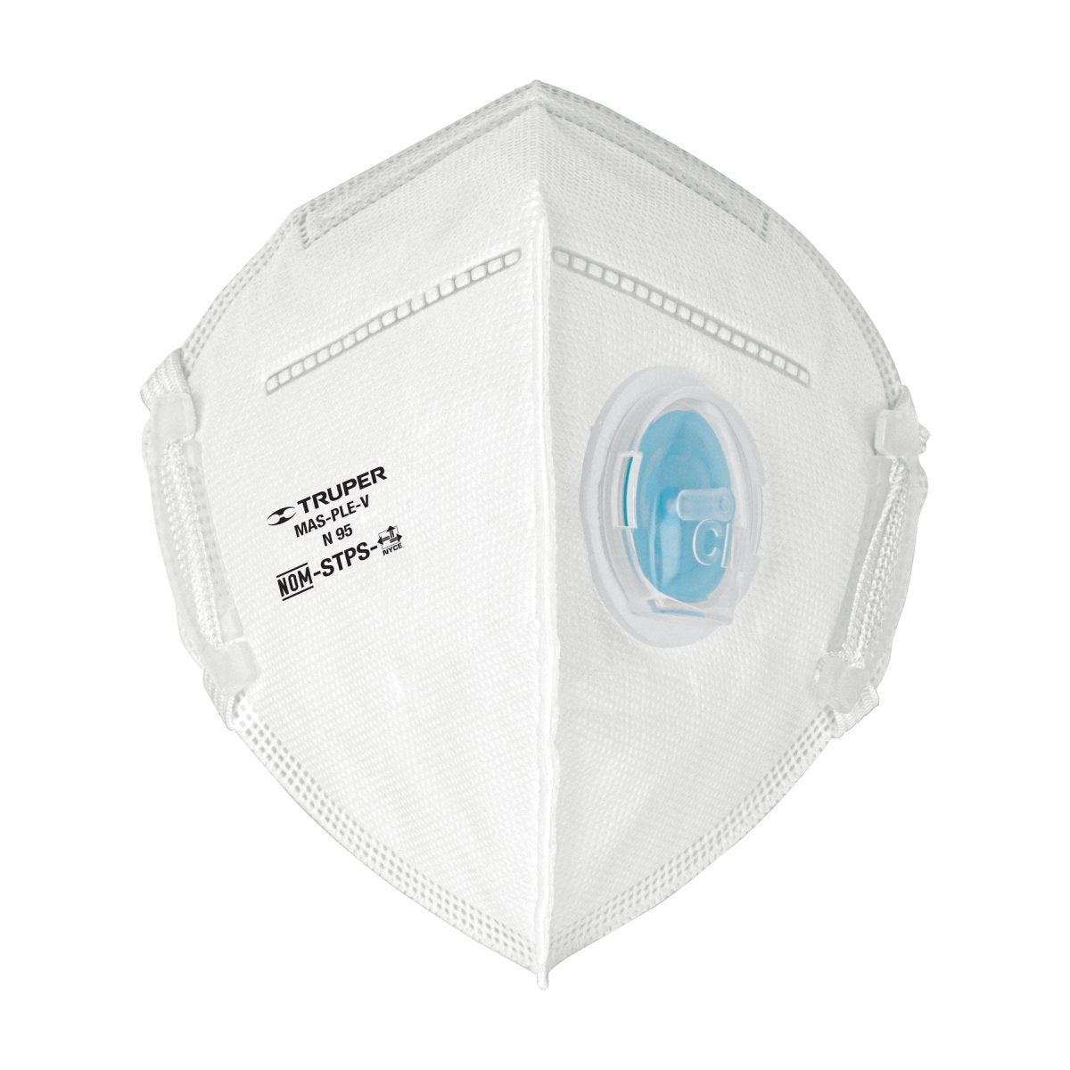 RESPIRADOR PLEGABLE N95 CON VÁLVULA DE R - SUPERMIX