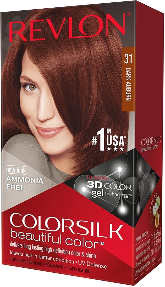 REVLON TINTE COLORSILK CASTANO OSCURO COBRIZO 31 - SUPERMIX
