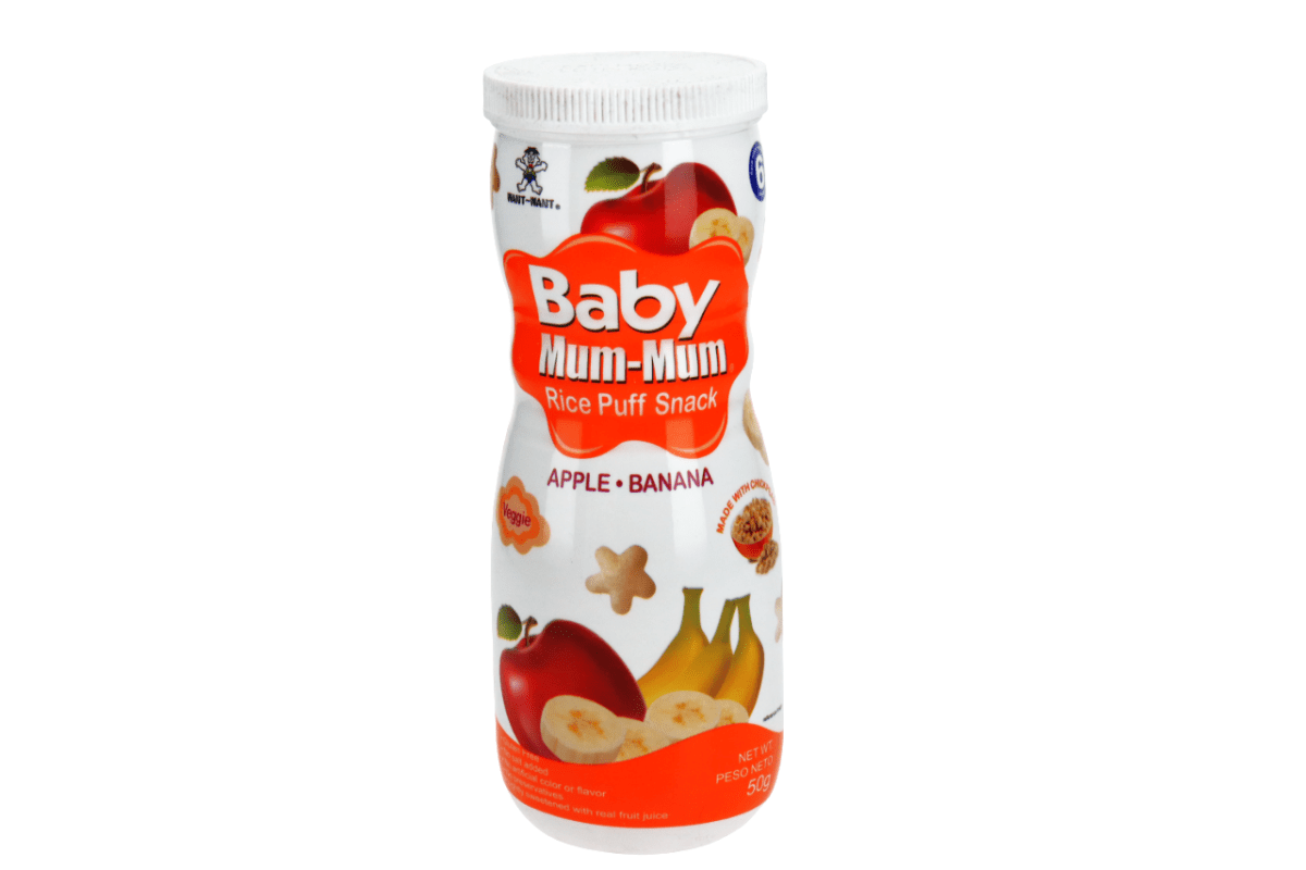 RICE PUFF BABY MUM MUM MANZANA Y BANANA 50 G - SUPERMIX