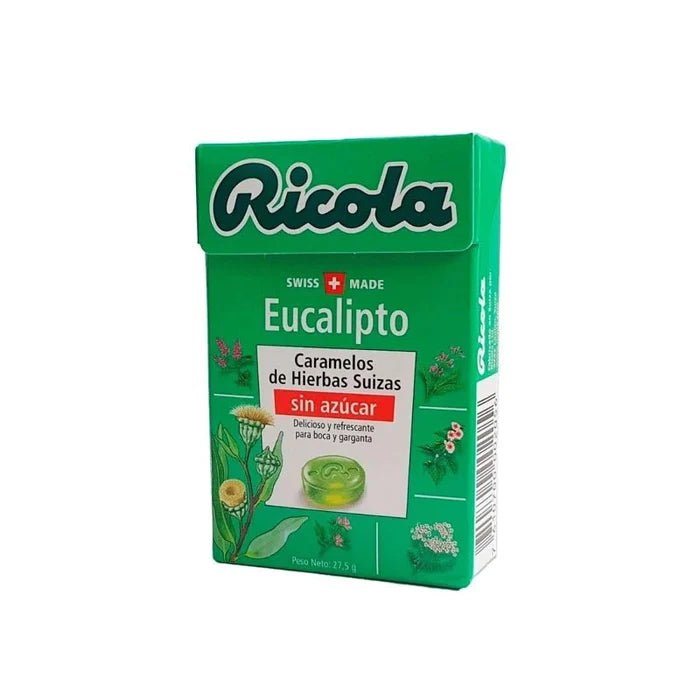 RICOLA CARAMELO EUCALIPTO S/AZUCAR 45 GR - SUPERMIX
