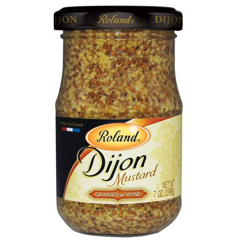 ROLAND DIJON MUSTARD GRANULADA W/ VINO 7 OZ - SUPERMIX