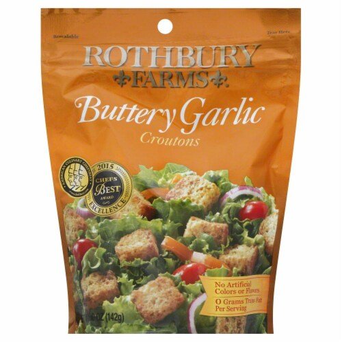 ROTHBURY PAN CROUTON BUTTER GARLIC 6 OZ - SUPERMIX