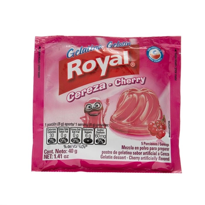 ROYAL GELATINA CEREZA 40 GRS - SUPERMIX