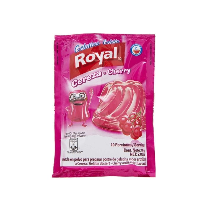 ROYAL GELATINA CEREZA 80 GRS - SUPERMIX