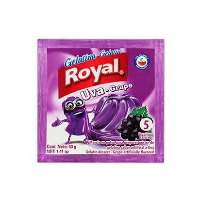 ROYAL GELATINA UVA 40 GRS - SUPERMIX