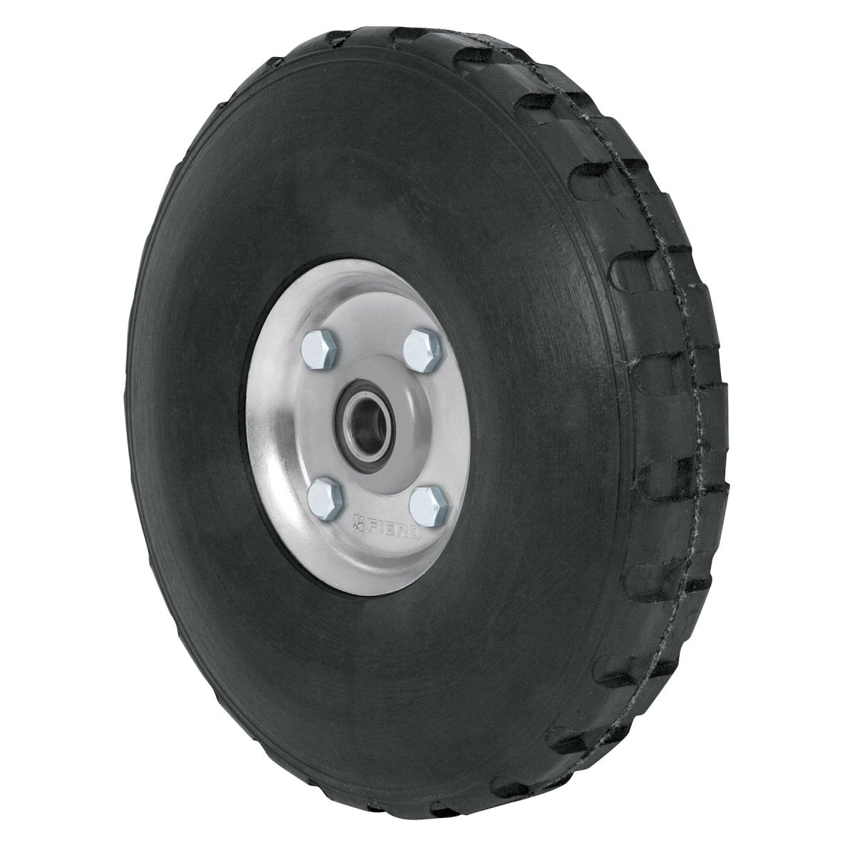 RUEDA 10'' IMPONCHABLE EJE CENTRAL PARA CARRO DE CARGA 130KG FIERO - SUPERMIX