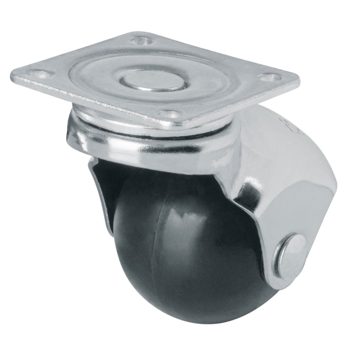 RUEDA ESFERICA 40MM CON BASE CARGA 30KG DE POLIPROPILENO HERMEX - SUPERMIX