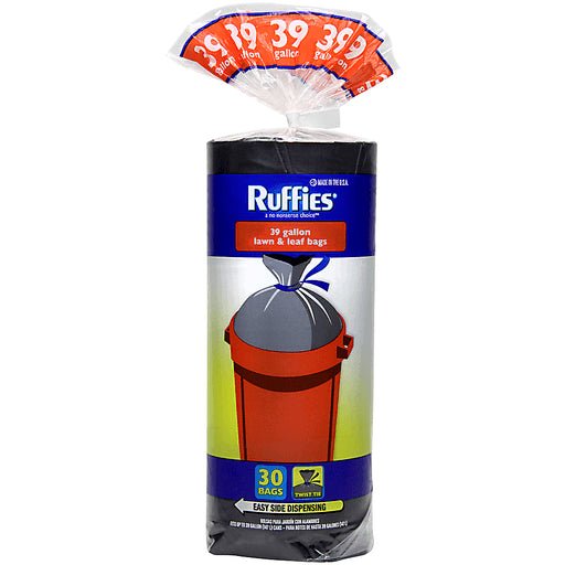RUFFIES LAWN LEAF BAGS 30 CT - SUPERMIX