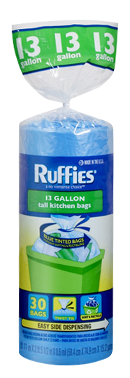 RUFFIES RECYCLE TALL KI 70 CT - SUPERMIX
