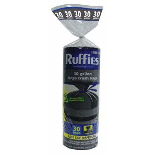 RUFFIES TRASH BAGS LG 30GL - SUPERMIX