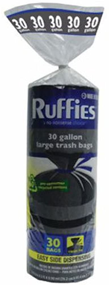 RUFFIES TRASHBAGS LG 30GL - SUPERMIX