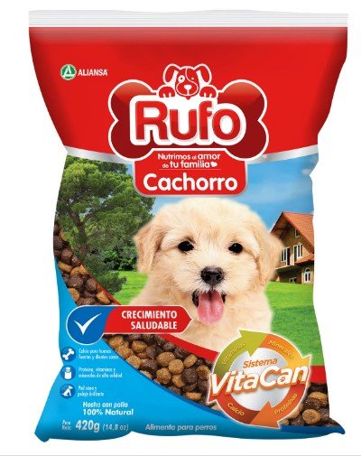 RUFO ALIMENTO PERRO CACHORRO 420G - SUPERMIX