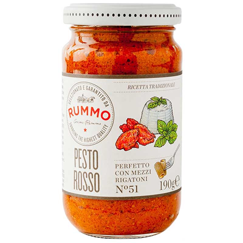 RUMMO SALSA PESTO ROSSO 190 GRS - SUPERMIX