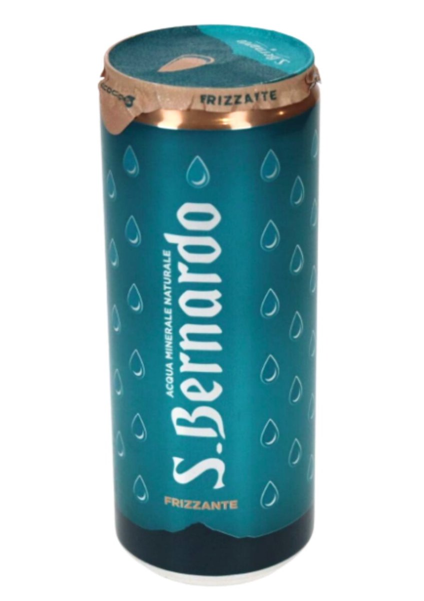 S. BERNARDO ACQUA FRIZZANTE 330 ML LATA - SUPERMIX