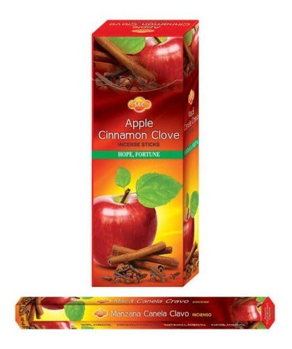 SAC INCIENSO APPLE CINNAMON - CLOVE HEXAGONAL - SUPERMIX