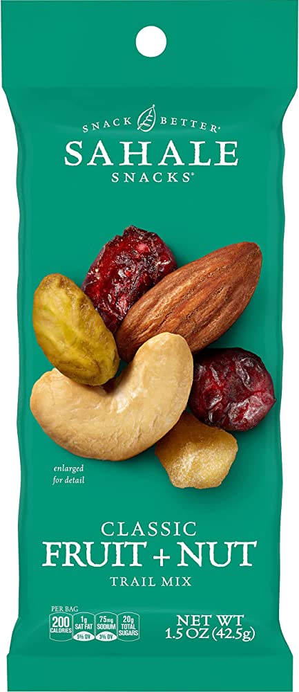 SAHALE SNACKS CLASSIC FRUIT NUT 1.5 oz - SUPERMIX