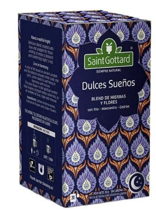 SAINT GOTTARD INFUSION DULCES SUEÑOS 12/20 SOBRES - SUPERMIX