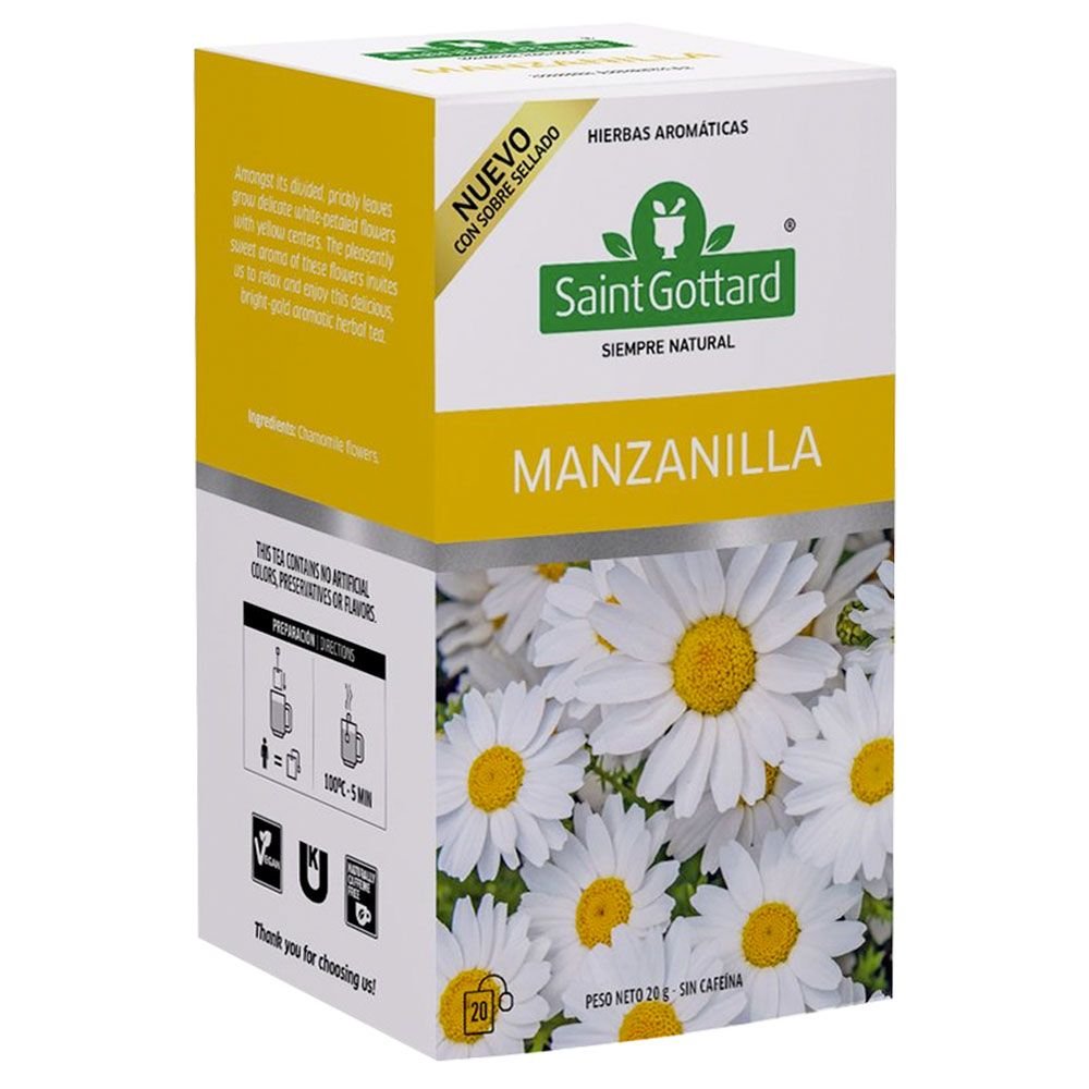 SAINT GOTTARD TE DE MANZANILLA 12/20 SOBRES - SUPERMIX