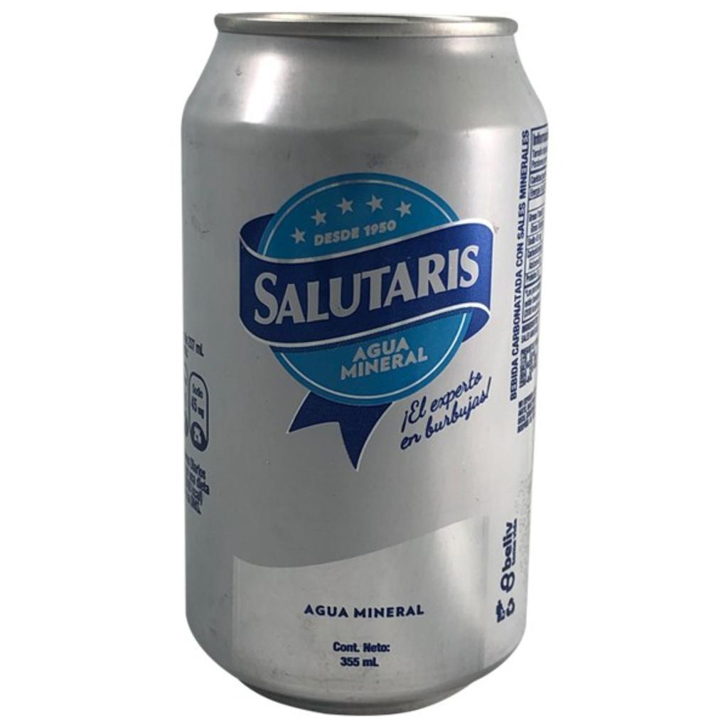 SALUTARIS AGUA MINERAL 355 ML LATA - SUPERMIX