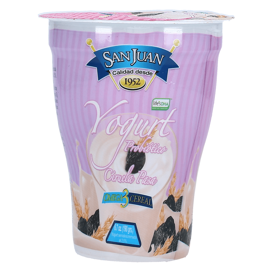 SAN JUAN YOGURT CIRUELA PASA 190 GRS - SUPERMIX