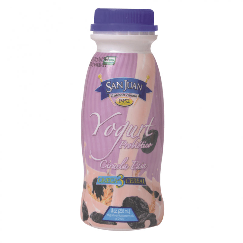SAN JUAN YOGURT LIGHT CIRUELA PASA 8 OZ - SUPERMIX