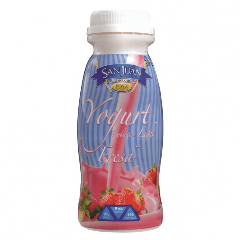 SAN JUAN YOGURT LIGHT FRESA 8 OZ - SUPERMIX