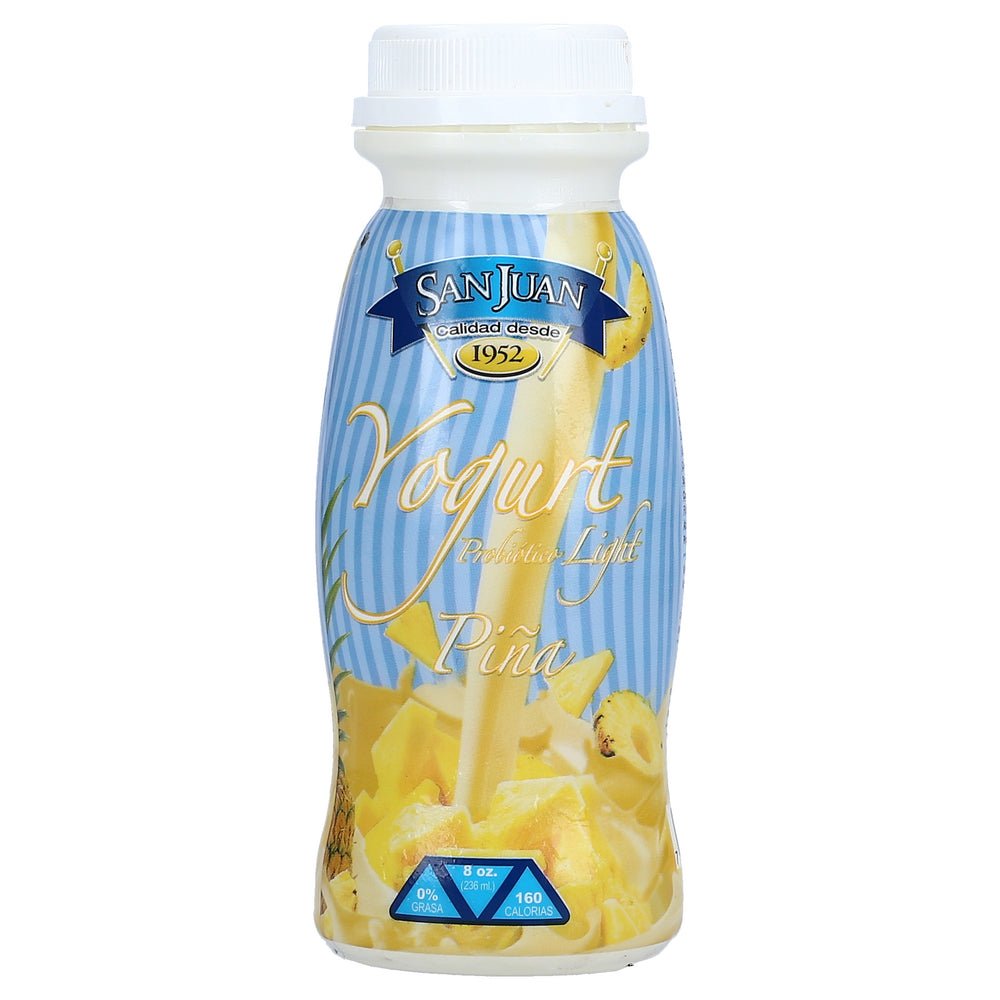 SAN JUAN YOGURT LIGHT PINA 8 OZ - SUPERMIX