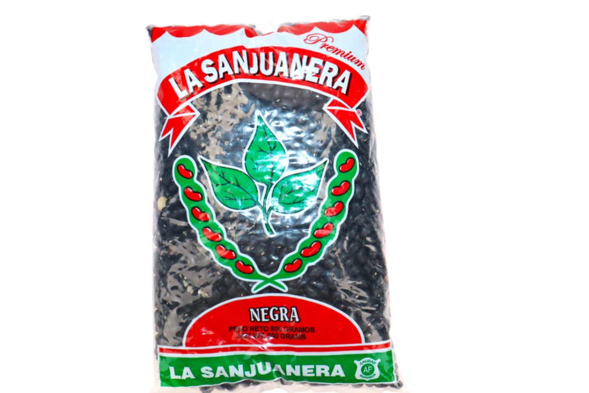 SANJUANERA HABICHUELAS NEGRAS 800 GR - SUPERMIX