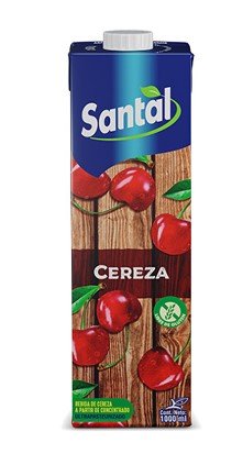 SANTAL JUGO SABOR CEREZA 1L / 1000 ML - SUPERMIX