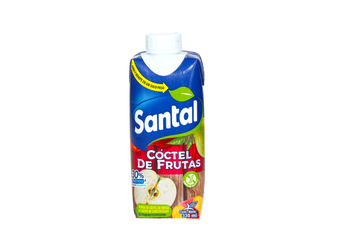 SANTAL JUGO SABOR COCTEL FRUTAS 330 ML - SUPERMIX
