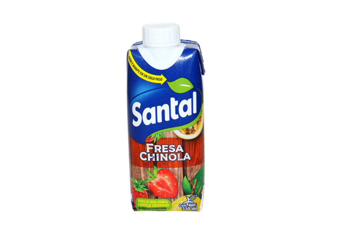 SANTAL JUGO SABOR FRESA - CHINOLA 330 ML - SUPERMIX