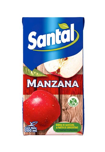 SANTAL JUGO SABOR MANZANA 200 ML - SUPERMIX