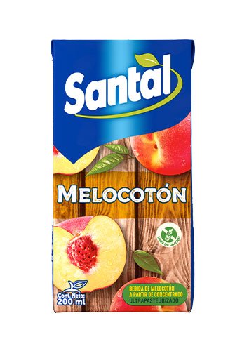 SANTAL JUGO SABOR MELOCOTON 200 ML - SUPERMIX